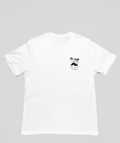 Bio - Classic Shirt "But first, coffee!"