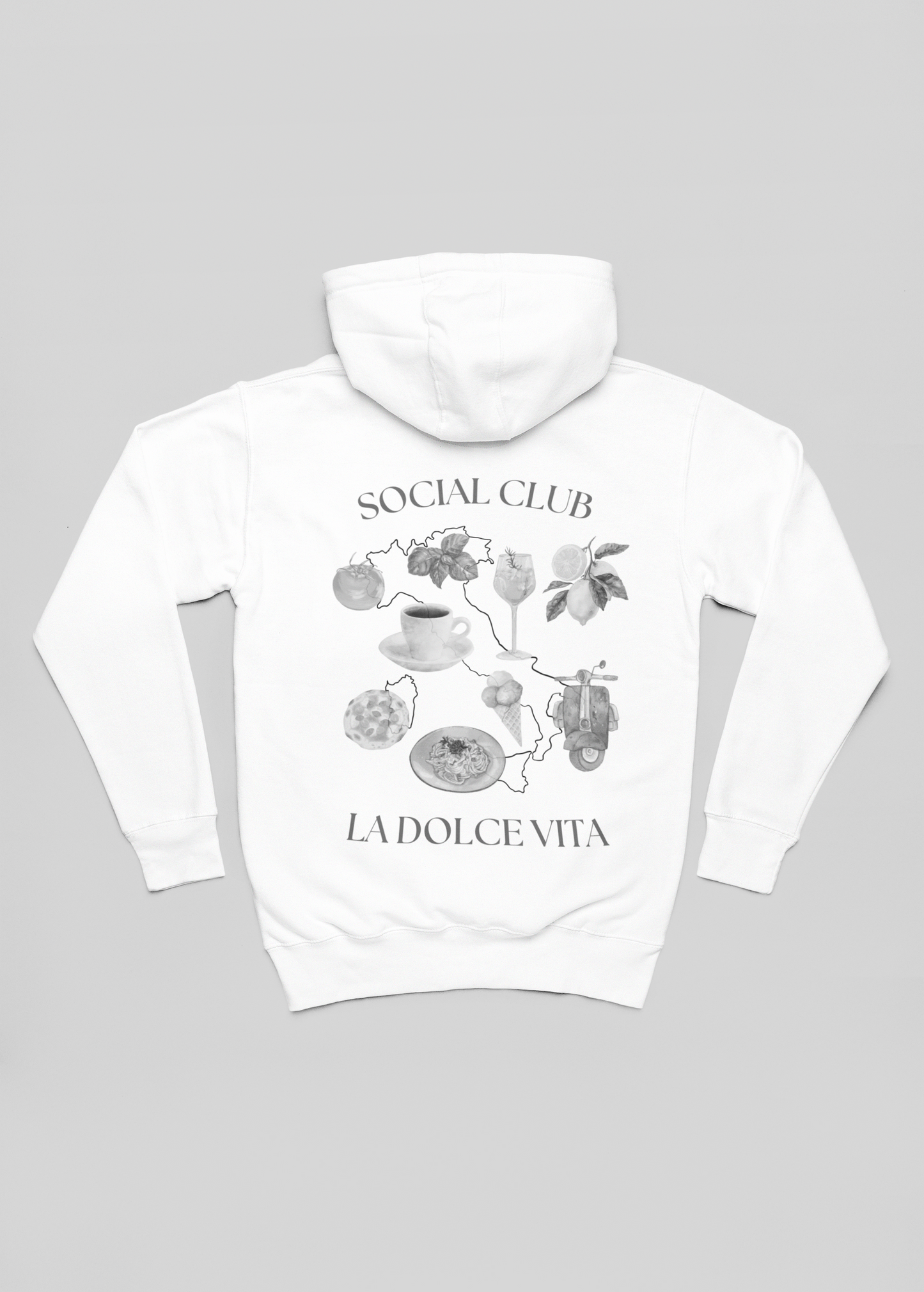 Premium Hoodie "Social Club La Dolce Vita"