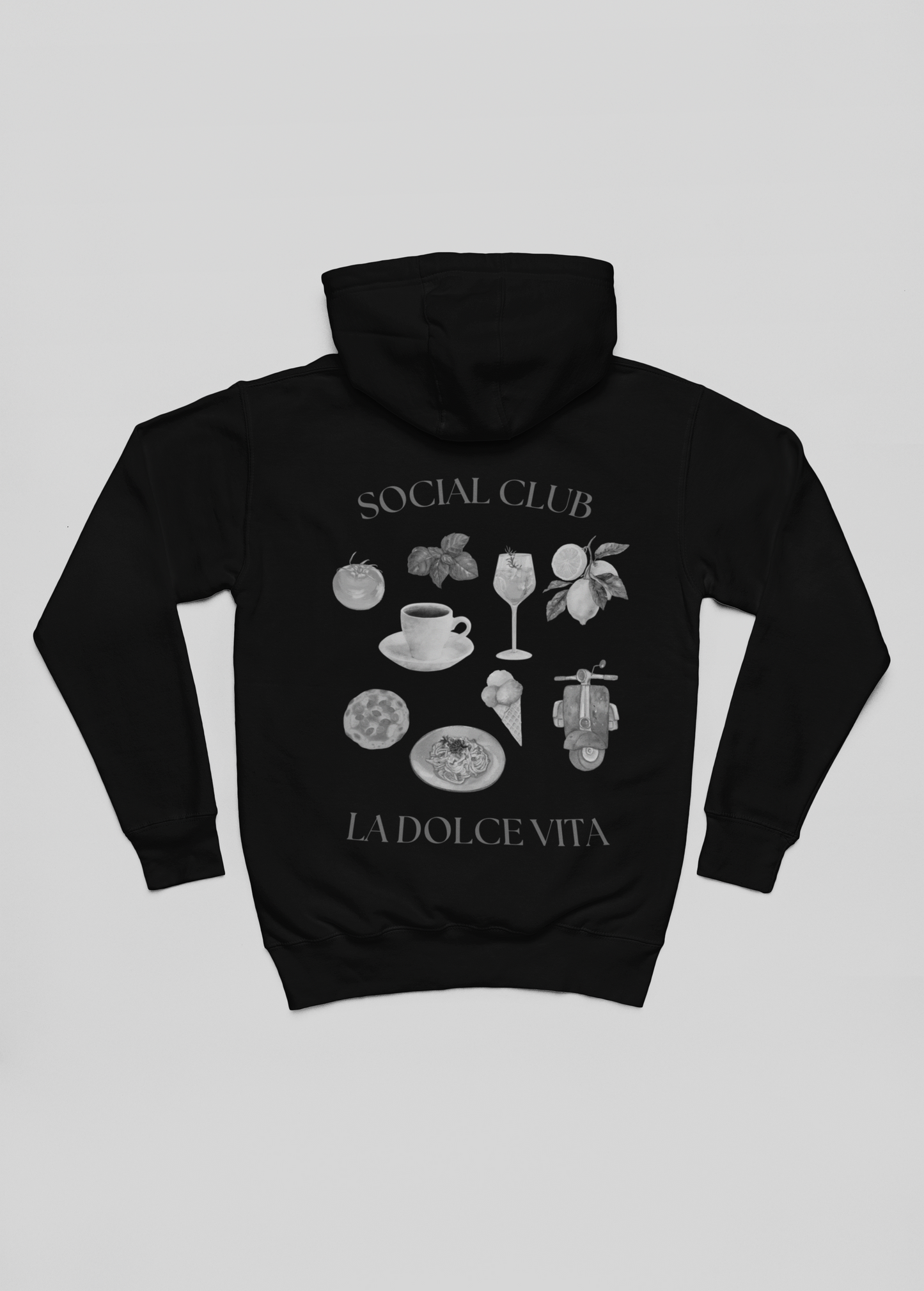 Premium Hoodie "Social Club La Dolce Vita"