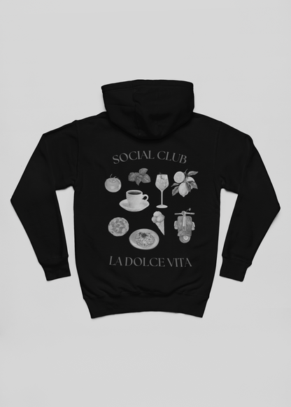 Premium Hoodie "Social Club La Dolce Vita"