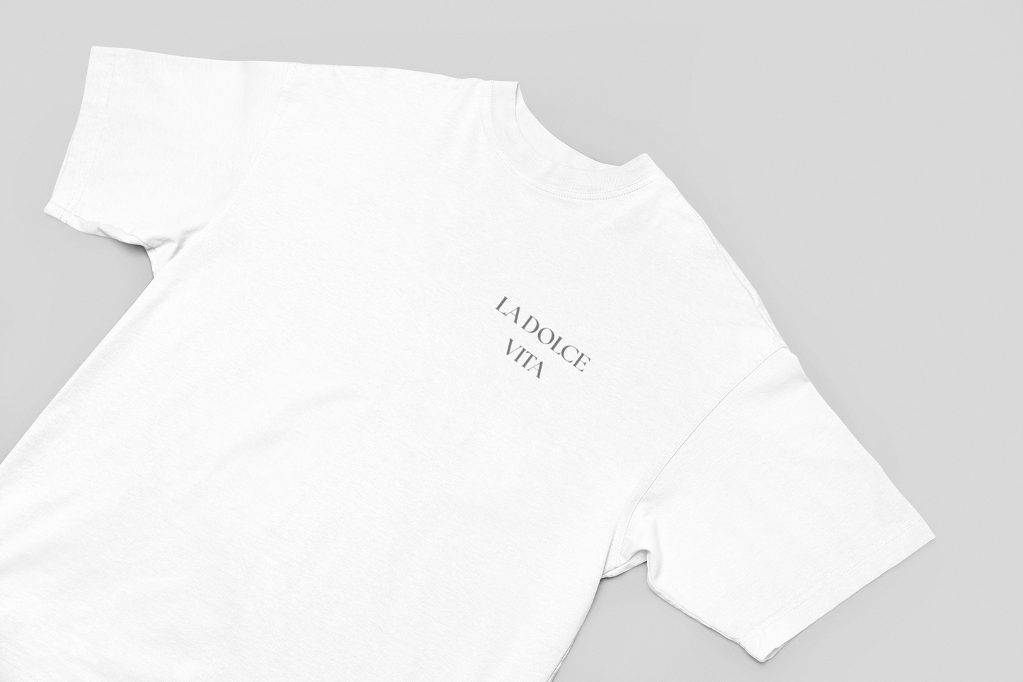 Bio - Oversized Shirt "Social Club La Dolce Vita"