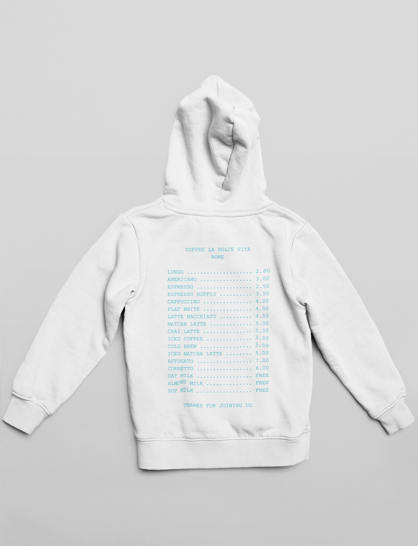 Oversized Hoodie "The Menu"