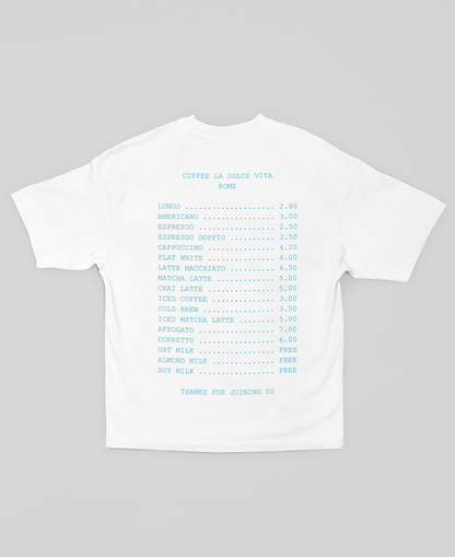 Premium Oversized Shirt "The Menu"